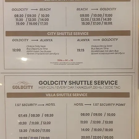 Lejlighedshotel Gold Alanya
